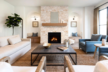 Beige 4"xFree Length Split-face Natural Travertine Wall Tile