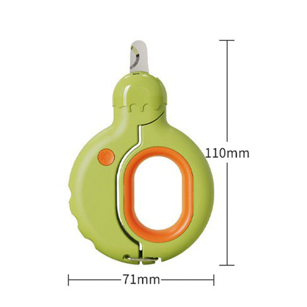 Donuts Lovely Pet Nail Clippers Cat Nail Clippers Dog Nail Knife LED Light Illuminates Blood Line Safe Nail Clippers