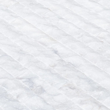 Carrara White 4"xFree Length Split-face Natural Marble Wall Tile