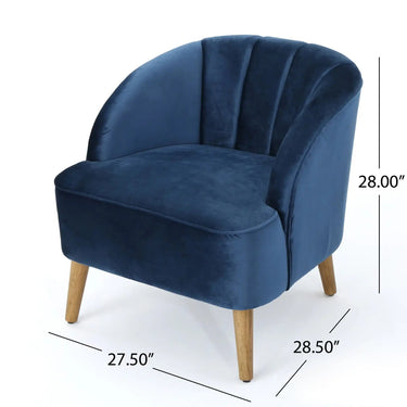 Modern HouseOfZazla accent armchair with a sleek design, perfect for reading and living room decor.
