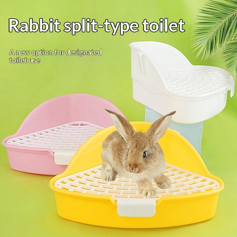 Pet Bunny Triangle Toilet Supplies Potty – DIY Home Spaces