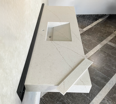 HANDCRAFTED CUSTOM DOUBLE QUARTZ SINK (QU-086)