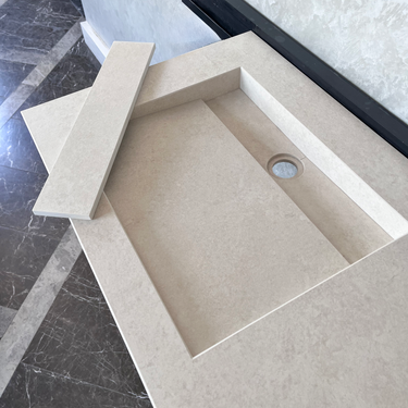 HANDCRAFTED INFINITY CHIANCA DI OSTUNI HIGH ENGINEERED PORCELAIN SINK (ES-044)