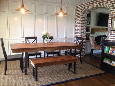 Rustic Industrial Bench